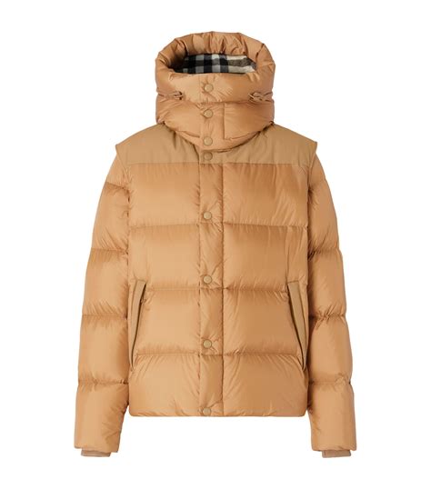 puffer burberry jacket|burberry detachable puffer jacket.